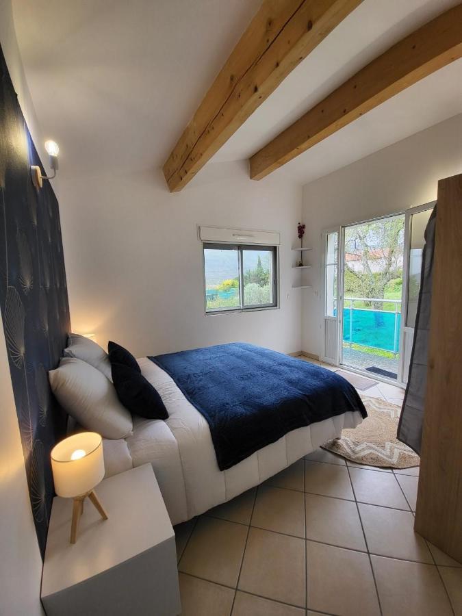 Nid Douillet - Les Fargettes - Superbe Vue - Charmante Petite Maison Avec Jardin - 2 Pieces A Privas Kültér fotó