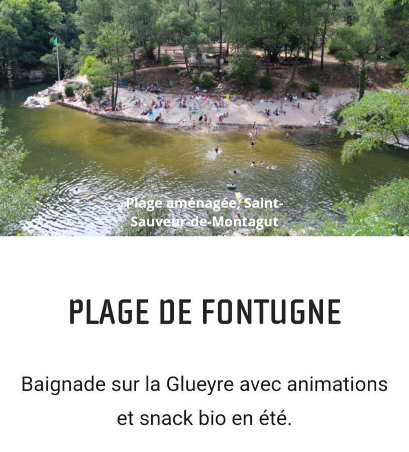 Nid Douillet - Les Fargettes - Superbe Vue - Charmante Petite Maison Avec Jardin - 2 Pieces A Privas Kültér fotó